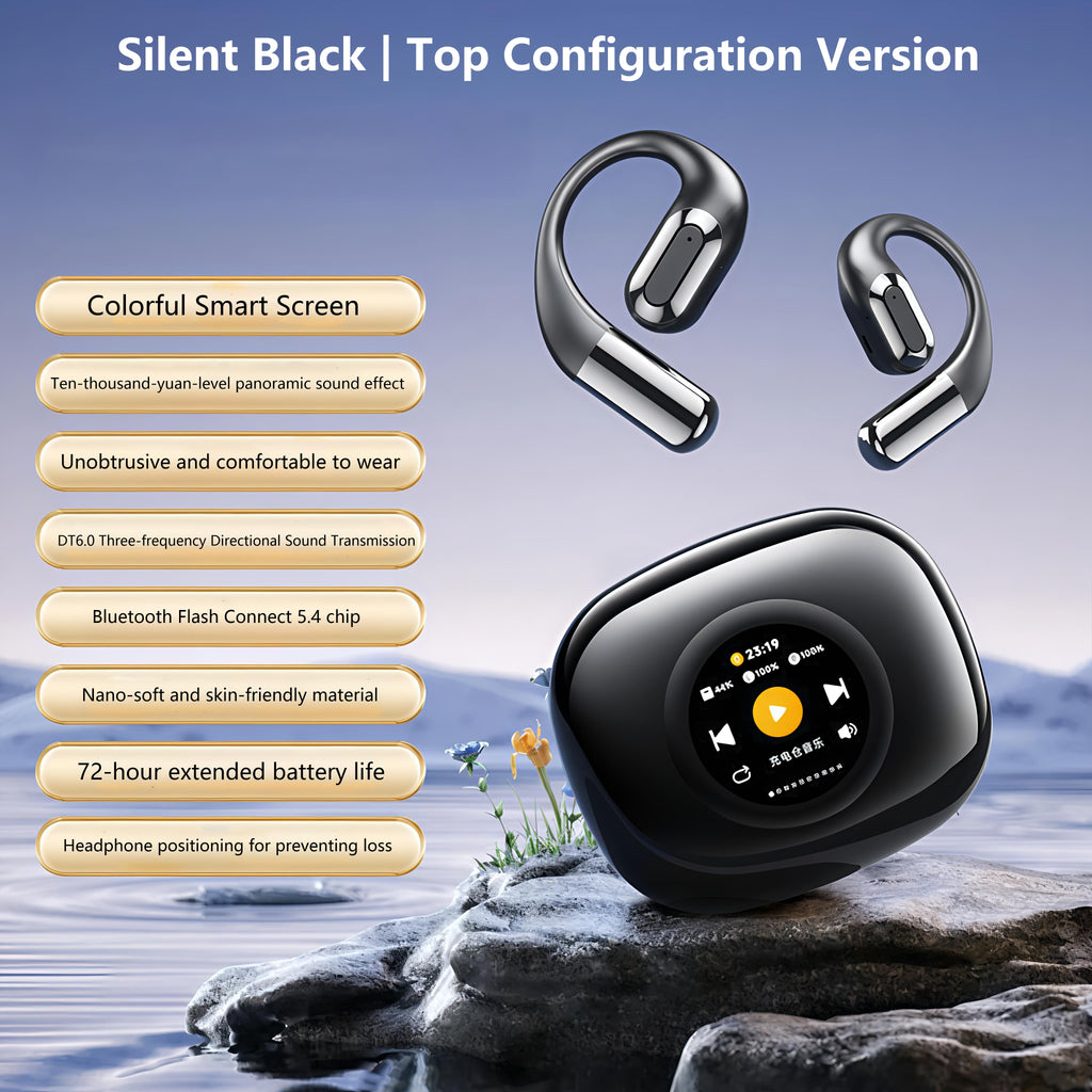 Newmine2025 New Smart Screen new ear-hook Bluetooth headphones